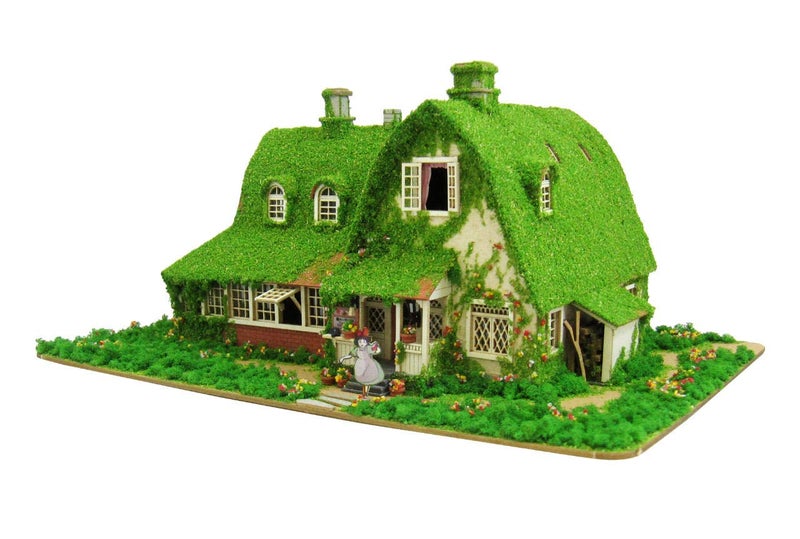 Totoro 1/150 Studio Ghibli Series Kiki's Delivery Service Kiki and Gigi's House (Okino House) MK07-22 Paper Craft